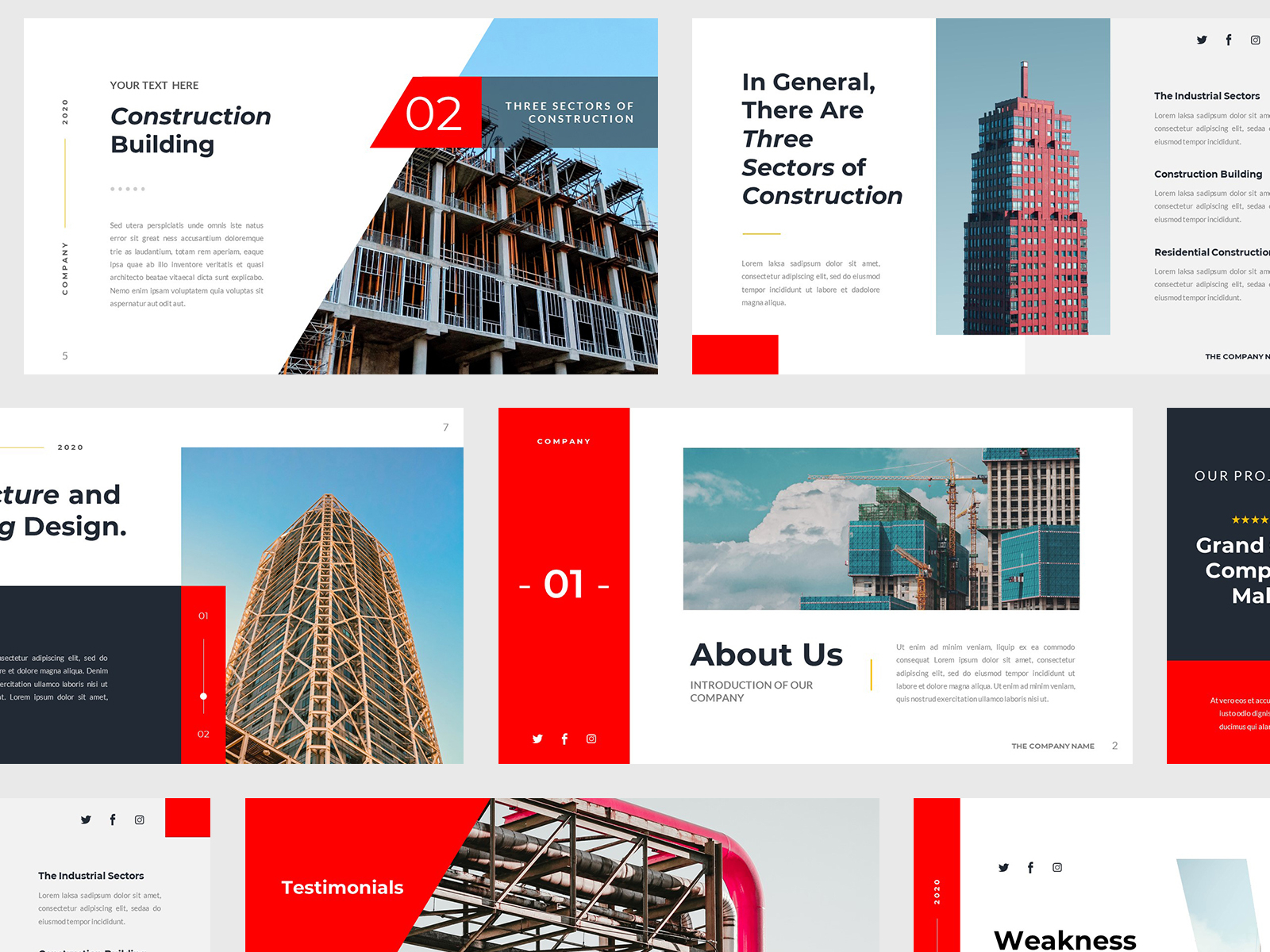 Construction - Presentation Powerpoint & Google Slide Template By Robby ...