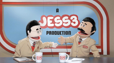ESPN TV Ratings 101 1970s 70s animation behind the scenes education educational espn humor jess3 jess3 espn ratings101 jess3 espn ratings101bts motion graphics nielsen paper craft production puppets ratings retro school house rock sports sportscasters