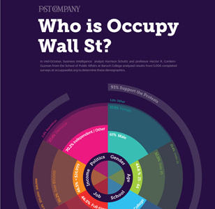 Fast Company Occupy Wall Street Infographic infographics occupy wall street politics