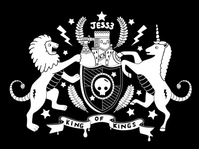 king of kings shirt sketch