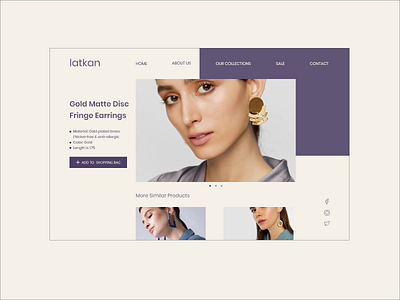 SHOPPING SITE LANDING PAGE
