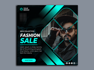 Social media post template/ Fashion