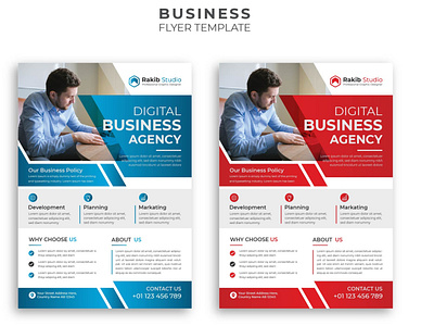 Digital Business agency flyer template