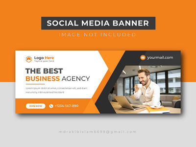 Business facebook cover social media post banner