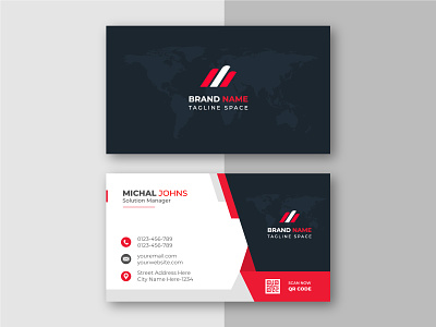 Creative Business Card Design Template. abstract branding bueinss card business creative flyer graphic design id identity modern multimedia official photo print professional sample template