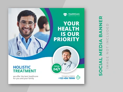 Medical healthcare square flyer social media post banner templat care clinic dealth dental dentist doctor healthcare media medical medicine pharmaceutical pharmacy social specialist square square flyer treatment website