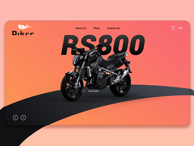 Bike Product Page Concept