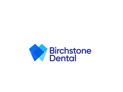 Birchstone Dental clean design illustration logo minimal minimalist modern simple simple clean interface