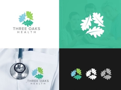 Three Oaks Health clean design logo minimal minimalist modern simple simple clean interface