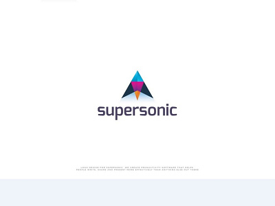 SuperSonic clean design logo minimal minimalist modern simple simple clean interface