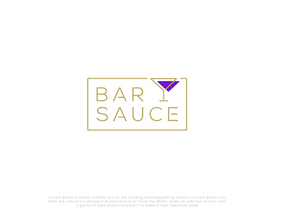 Bar Sauce clean design logo minimal minimalist modern simple simple clean interface