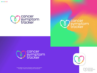 Cancer Symptom Tracker - Logo Design clean design graphic design logo minimal minimalist modern simple simple clean interface