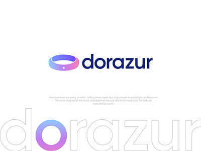 Logo for Dorazur sleeping masks simple clean interface
