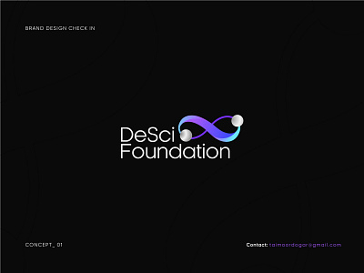 Desci Foundation_Logo branding graphic design logo