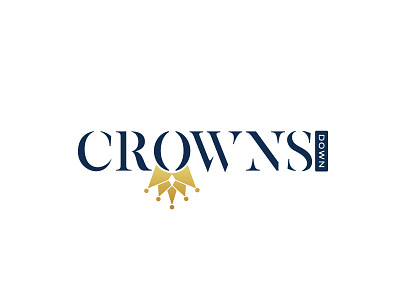 Crowndown crown crown logo down crown golden crown