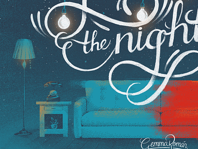 Are you gonna stay the night? corona capital hayley williams illustration lettering song zedd