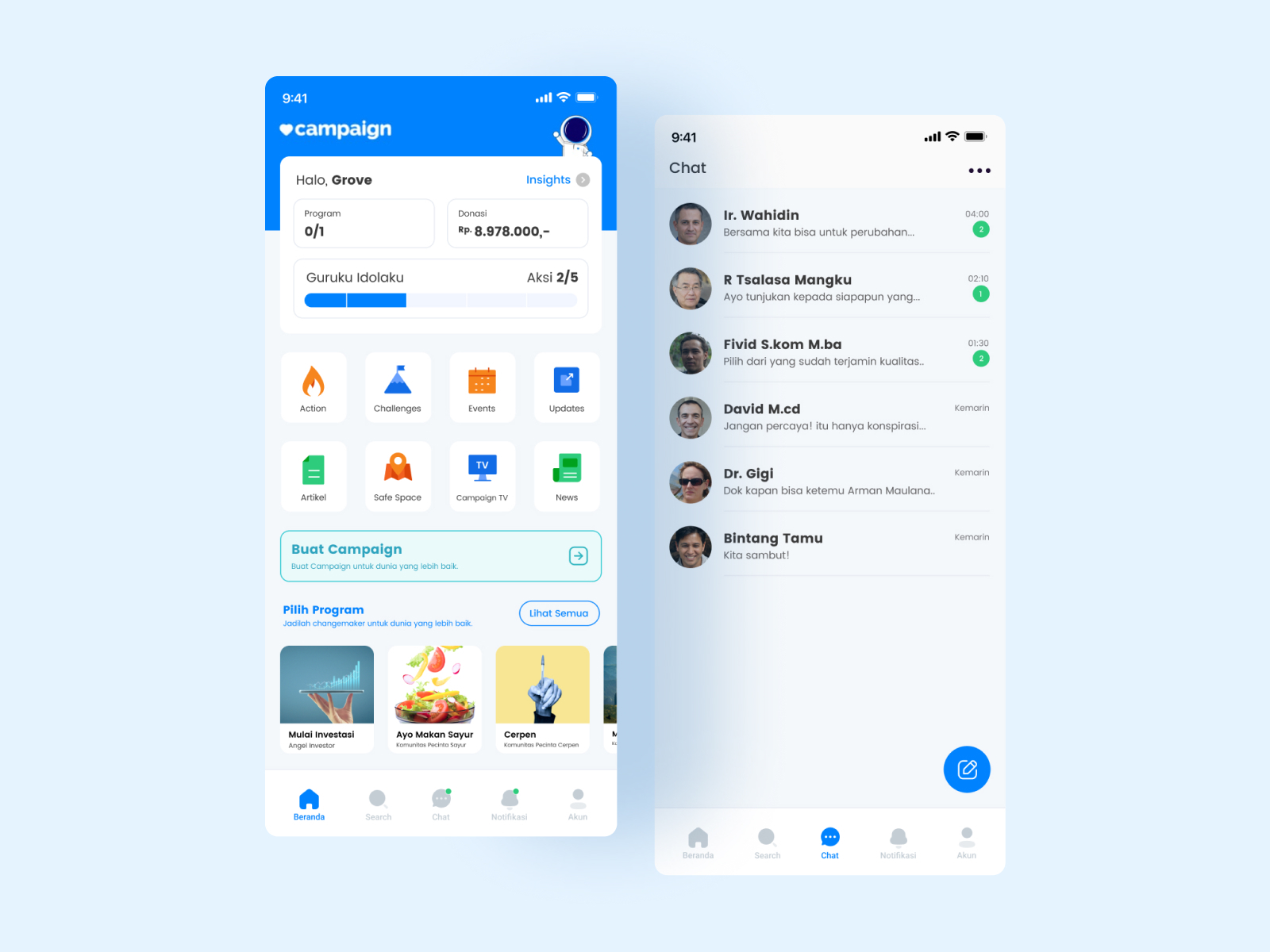 Campaign Ui Revamp By Umar Surya On Dribbble