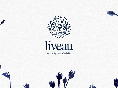 Liveau Cosmetic Packaging branding design icon illustration logo minimal type typography vector