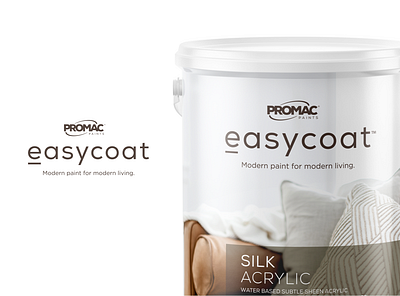 Easycoat - Paint Packaging brand identity branding design logo minimal package design packaging typography vector