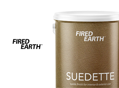 Fired Earth - Packaging Design brand identity branding corporate identity logo package design packaging paint can typography