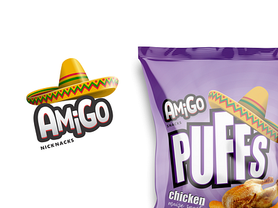 Amigo Snacks - Packaging Design branding corporate identity design package design packaging typography vector