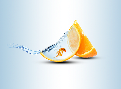 water fruit design manipulation photoshop