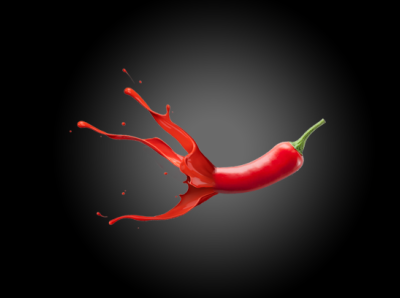 Red chili design manipulation photoshop