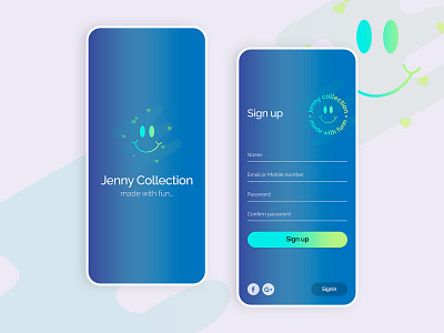 Jenny Collection - App design concept appdesign appdesigner mobiledesign uidesign uiux uiuxdesign userexperience uxuidesign