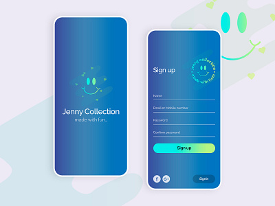 Jenny Collection - App design concept