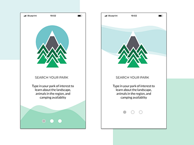 Mobile - National Park App Landing Page app design daily 100 challenge dailyui design figma landing page logo national park nature art ui