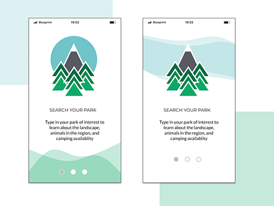 Mobile - National Park App Landing Page