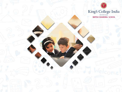 King's college India branding corporate branding corporate design ux web design