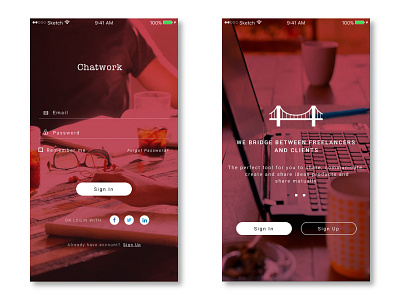 IOS App Screens