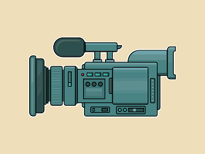 Video Cam camera daily illustration recording video