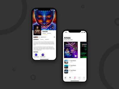 Music App IphoneX app iphonex music play