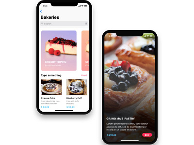 Bakery IphoneX #04 bakery cream iphonex ui