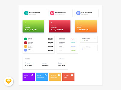 Free Stat Card UI !! card challenge freebie sketch file statistics ui visual design