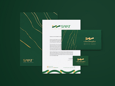 Saat Stone Company Brand design brand branding design graphic design logo stationary