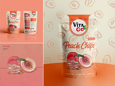 Fruit Chips Packaging Design Project design driedfruits fruitchips graphic design illustration packagingdesign