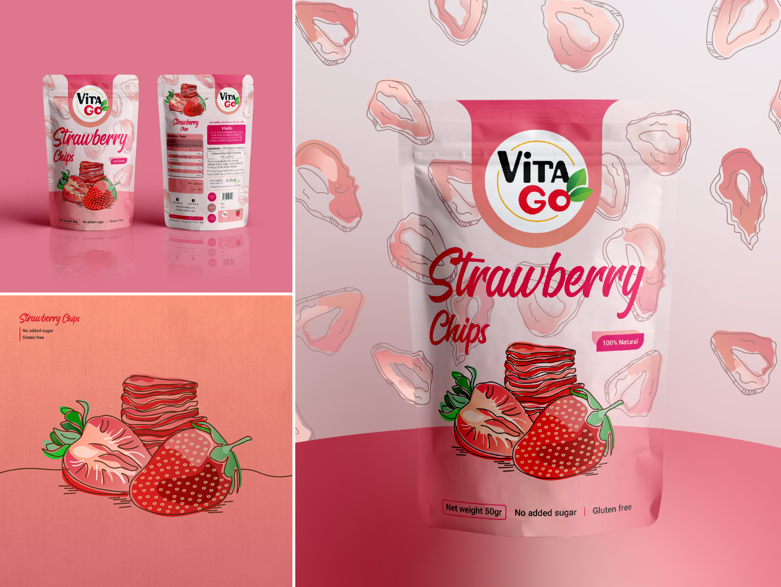 Fruit Chips Packaging Design Project by mahdiehdesign on Dribbble