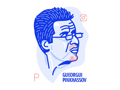 Gueorgui Pinkhassov Avatar avatar gueorgui pinkhassov illustration portrait