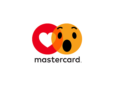 Facebook reacts to the MasterCard rebrand. emoji emojis emoticons facebook emoticons logo love love emoji love emoticon mastercard wow wow emoji wow emoticon