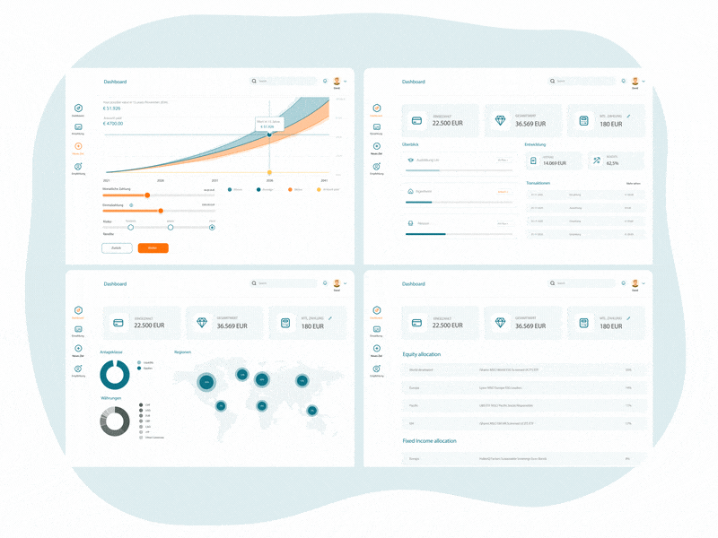 Froots. UI Screens Motion Design