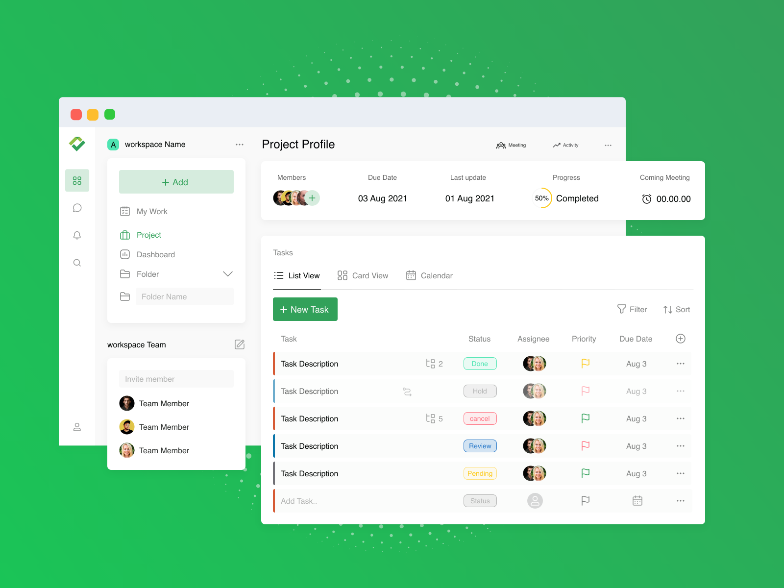 Task Management - Dashboard by Arafa Masry on Dribbble