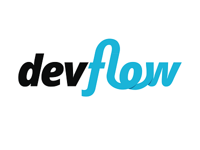 Devflow Logo Final brand graphic design logo