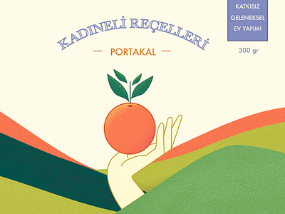 Kadineli Jams Packaging Illustration