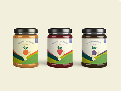 Kadineli Jams | Branding & Packaging branding fig illustrative design jam jars mockup orange packaging packaging design strawberry