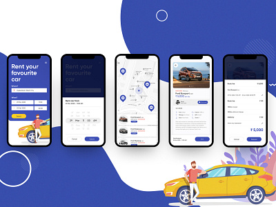 Car Rent Concept car rental car rental app ecosport ui design uxdesign visual design