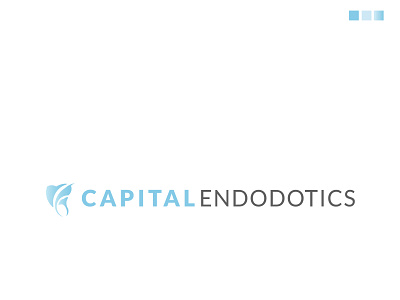 Capital Endodotics abstract branding illustration logo