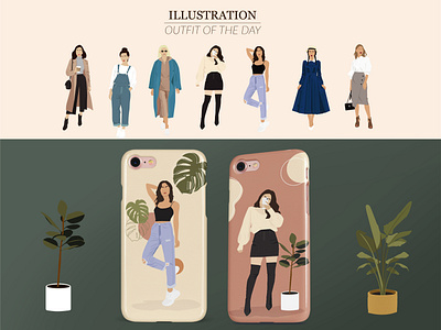 Women Fashion Illustration Bundle adobe illustrator animated gif branding design graphicdesign illustration illustrator typography ui ux vectorart